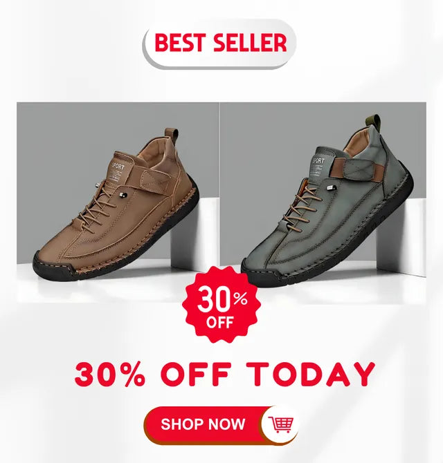 Women's Handmade Leather Orthopedic Comfy Shoes